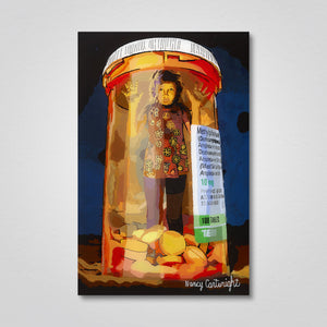 Acrylic Print: "Trapped in a Bottle"